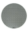 Table ronde style arty 100cm motifs noir et blanc Alejandro - 