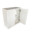 Buffet 2 portes design blanc 80cm Valono - 