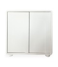 Buffet 2 portes design blanc 80cm Valono - 