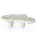 Table basse forme nuage blanc 69x100cm Giulia - 