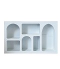 Buffet L120cm blanc design arches style troglodyte Giulia - 