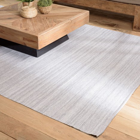 Tapis dextérieur rect 160x230cm gris chiné CANCUN