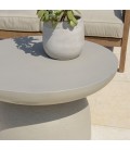 Table basse ronde 70x70cm effet béton PRESTIGE