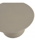 Table basse ronde 70x70cm effet béton PRESTIGE