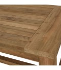 Ensemble table et 8 chaises de jardin en teck massif KODY