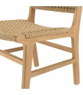 Set de jardin en bois et rotin pour 6 convives VOLANTIS