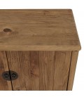 Meuble TV 240cm en bois massif avec rangements et style naturel BASTILA