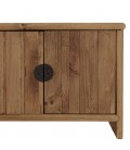 Meuble TV 240cm en bois massif avec rangements et style naturel BASTILA