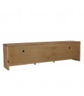 Meuble TV 240cm en bois massif avec rangements et style naturel BASTILA