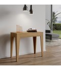 Console design en bois extensible de 90cm à 300cm Isula - 4 coloris