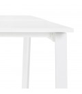 Table de réunion ou bureau bench AMADEUS SQUARE blanc 140x140 cm - 