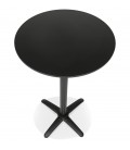 Table haute pliable PAXTON ronde noire diam. 68 cm - 