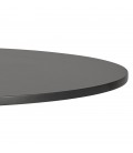 Table haute pliable PAXTON ronde noire diam. 68 cm - 