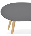 Tables gigognes design TETRYS grises foncées - 