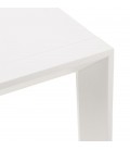 Table design 190cm extensible à 270cm MAMAT blanche mate