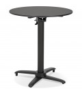Table de terrasse pliable COMPAKT ronde noire diam. 68 cm - 