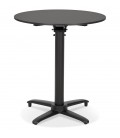 Table de terrasse pliable COMPAKT ronde noire diam. 68 cm - 
