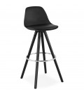 Tabouret de bar design MISTIK noir - 