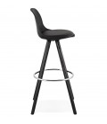 Tabouret de bar design MISTIK noir - 