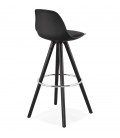 Tabouret de bar design MISTIK noir - 