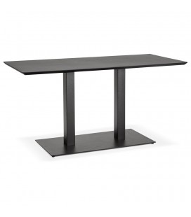 Table ou bureau design ZUMBA noir 150x70 cm