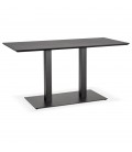 Table ou bureau design ZUMBA noir 150x70 cm - 