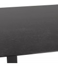 Table ou bureau design ZUMBA noir 150x70 cm - 