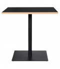 Table carrée FUSION SQUARE noire 80x80 cm - 