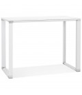 Table haute ou bureau haut XLINE HIGH TABLE en bois blanc 140x70 cm - 