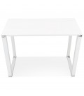 Table haute ou bureau haut XLINE HIGH TABLE en bois blanc 140x70 cm - 