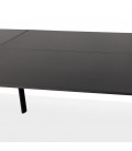 Double bureau bench ou table de réunion AMADEUS en bois et métal noir 280x140 cm - 