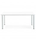 Table de réunion ou bureau design FOCUS blanc 160x80 cm - 