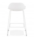 Tabouret snack mi-hauteur BABYLOS MINI blanc design - 