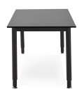 Table de réunion ou bureau design FOCUS noir 160x80 cm - 