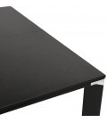 Table de réunion ou bureau bench XLINE SQUARE noir 160x160 cm - 