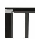 Table de réunion ou bureau bench XLINE SQUARE noir 160x160 cm - 