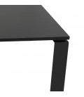 Table de réunion ou bureau bench BAKUS SQUARE noir 160x160 cm - 