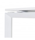 Table de réunion ou bureau bench BAKUS SQUARE blanc 160x160 cm - 