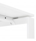 Table de réunion ou bureau bench BAKUS SQUARE blanc 160x160 cm - 