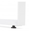 Table de réunion ou bureau bench BAKUS SQUARE blanc 160x160 cm - 