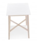 Table haute GALLINA en bois blanc et finition naturelle - 