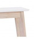 Table haute GALLINA en bois blanc et finition naturelle - 