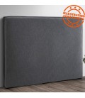 Tête de lit TIESTO 160 avec revêtement en tissu gris anthracite - 