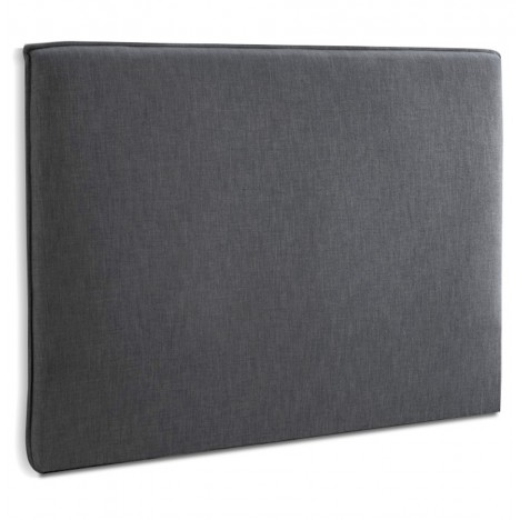 Tête de lit TIESTO 160 avec revêtement en tissu gris anthracite - 