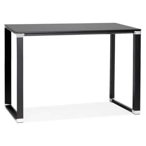 Table haute ou bureau haut XLINE HIGH TABLE en bois noir 140x70 cm - 