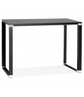 Table haute ou bureau haut XLINE HIGH TABLE en bois noir 140x70 cm - 