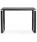 Table haute ou bureau haut XLINE HIGH TABLE en bois noir 140x70 cm - 