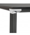 Table haute ou bureau haut XLINE HIGH TABLE en bois noir 140x70 cm - 