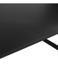 Table de réunion ou bureau bench BAKUS SQUARE noir 140x140 cm - 