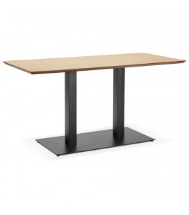 Table ou bureau design ZUMBA en bois finition naturelle 150x70 cm